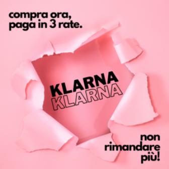 Paga a rate con Klarna